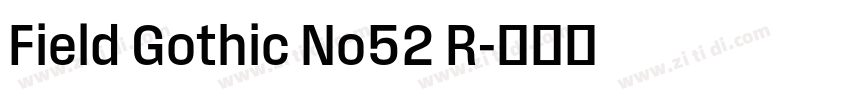 Field Gothic No52 R字体转换